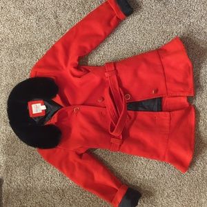 Cat & Jack girls peacoat L